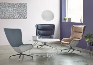 Herman Miller kantoormeubelen Den Haag striad lounge chair Heering Office