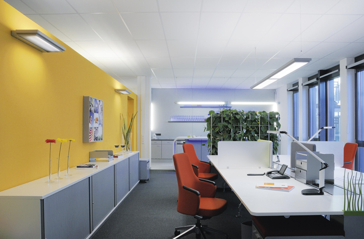 verlichting werkruimte Heering Office Den Haag